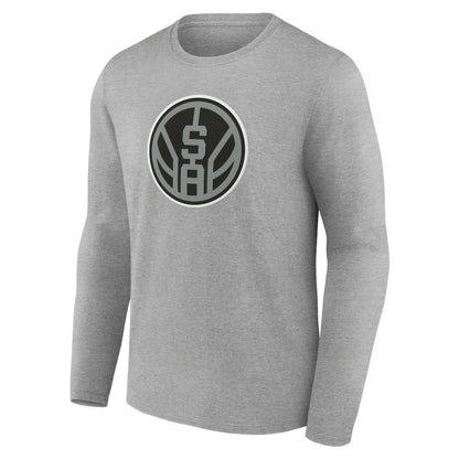San Antonio Spurs Alternate Logo Long Sleeve T-Shirt - Gray for sale
