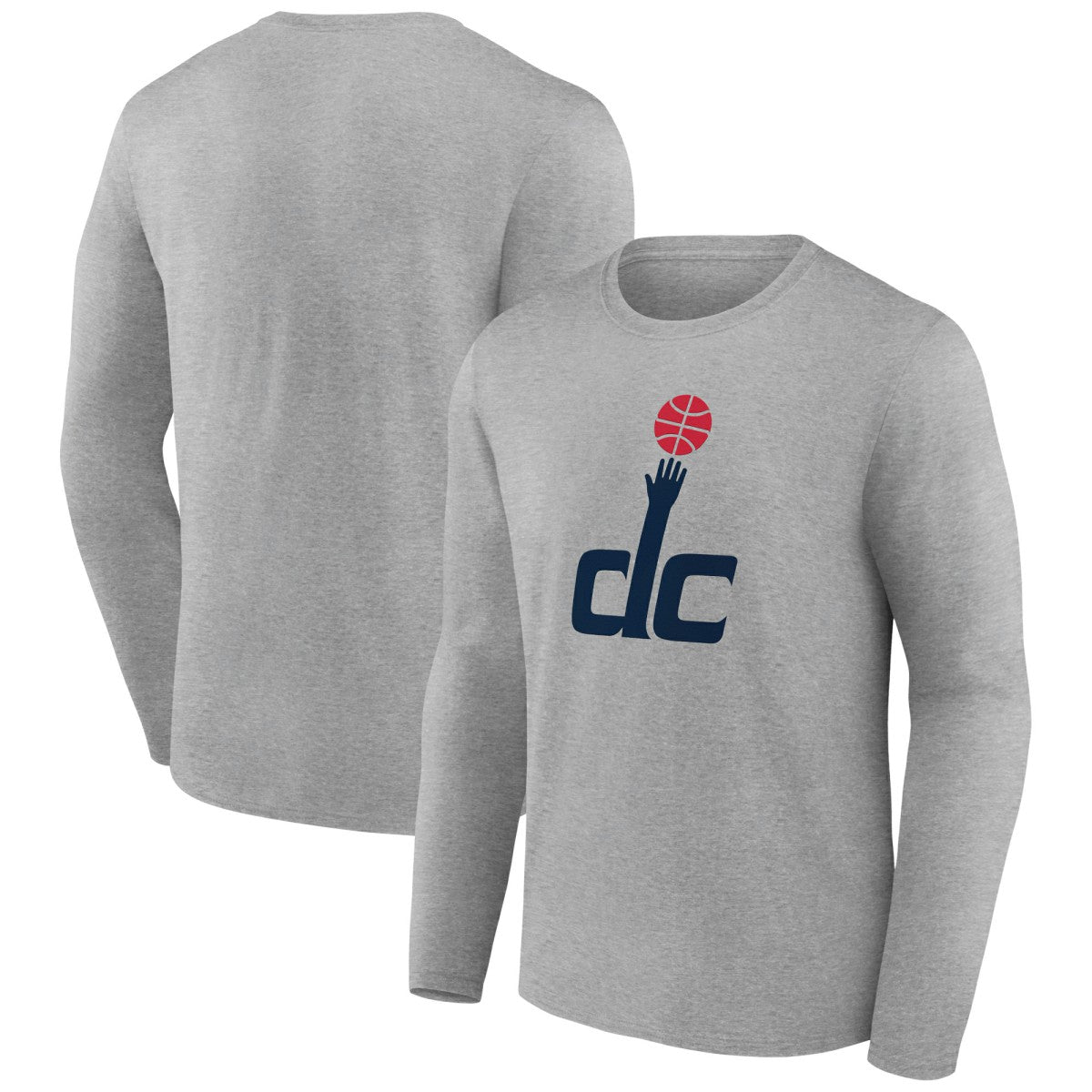 Washington Wizards Alternate Logo Long Sleeve T-Shirt - Gray outlet