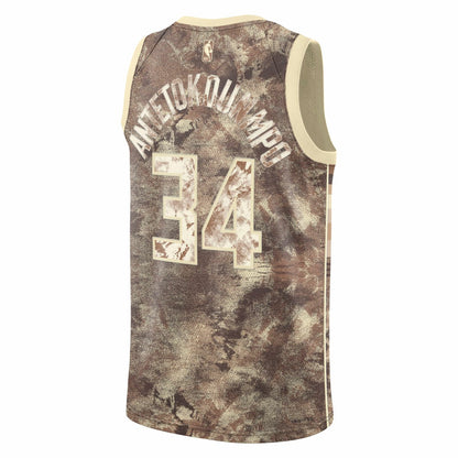 Giannis Antetokounmpo Milwaukee Bucks Unisex Select Series Swingman Jersey - Brown | Nike sale