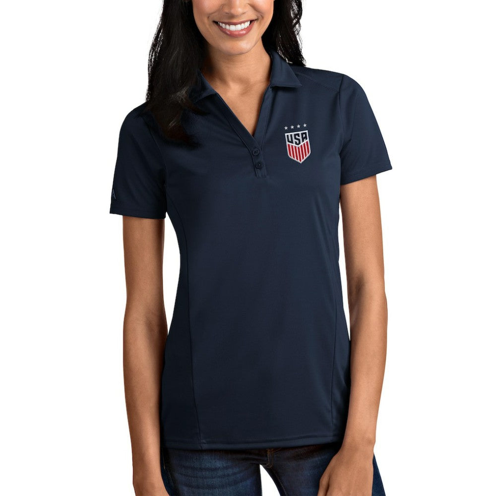 USWNT Antigua Women's Tribute Polo - Navy outlet