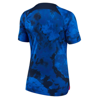 USMNT Women's 2022/23 Away Breathe Stadium Replica Blank Jersey - Blue | Nike for sale