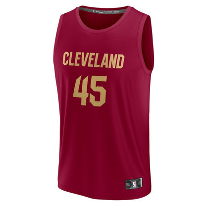 Donovan Mitchell Cleveland Cavaliers Fast Break Replica Jersey sale - Icon Editi- Wine | Fanatics online