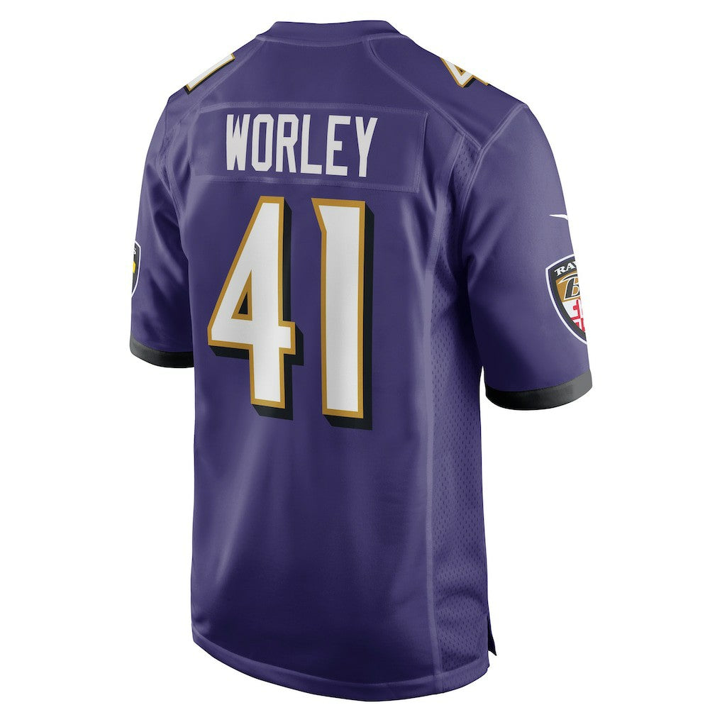 Daryl Worley Baltimore Ravens Game Player Jersey - Purple | Nike on sale