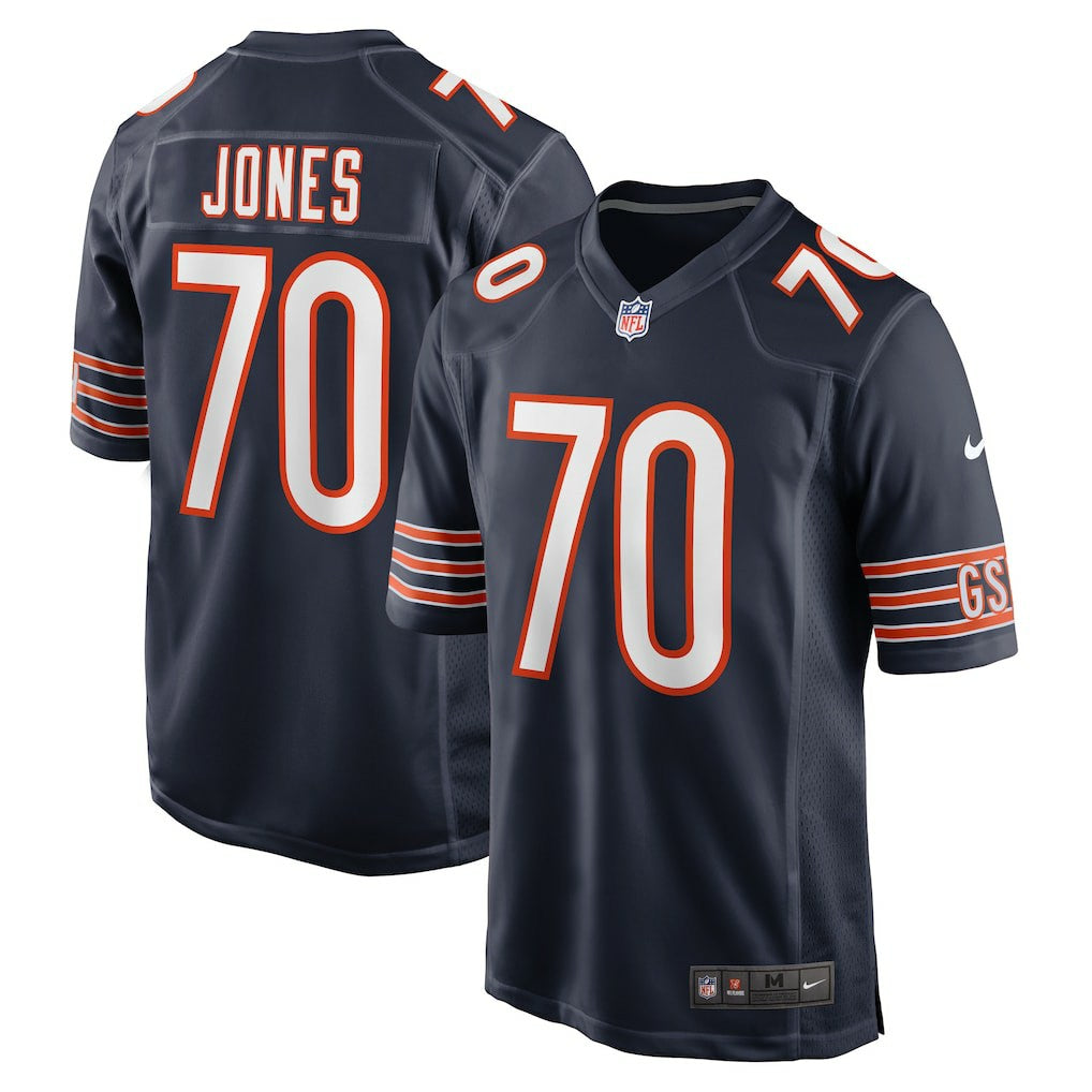 Braxton Jones Chicago Bears Game Player Jersey - Navy | Nike on sale