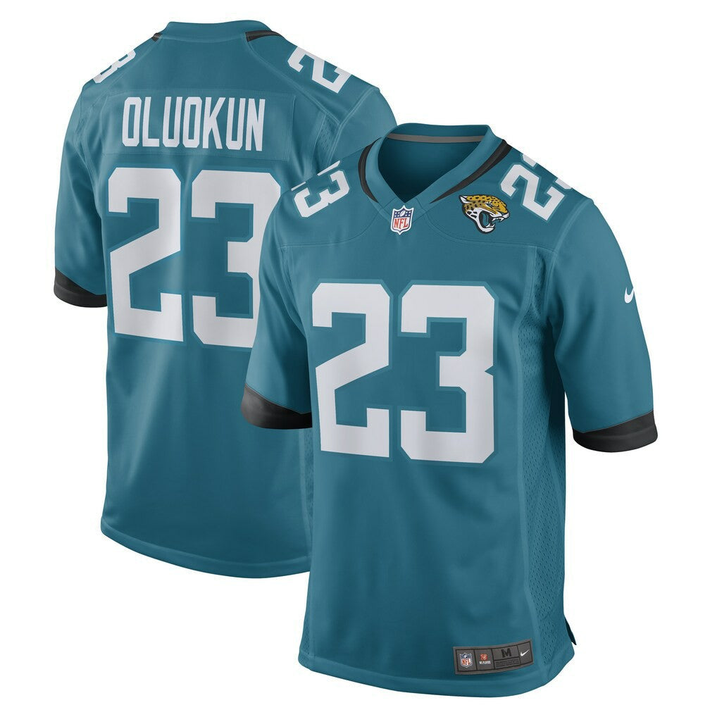 Foyesade Oluokun Jacksonville Jaguars Game Player Jersey - Teal | Nike online