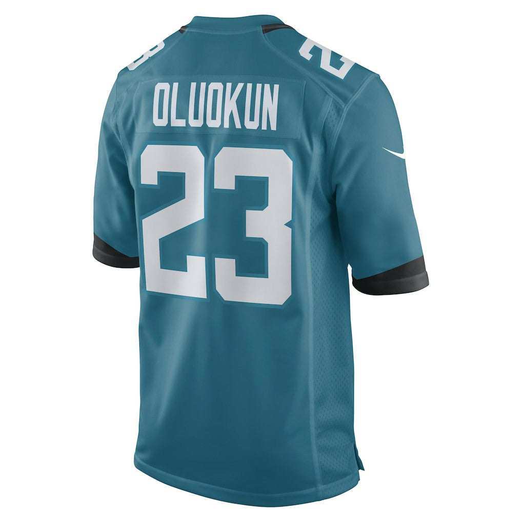 Foyesade Oluokun Jacksonville Jaguars Game Player Jersey - Teal | Nike online