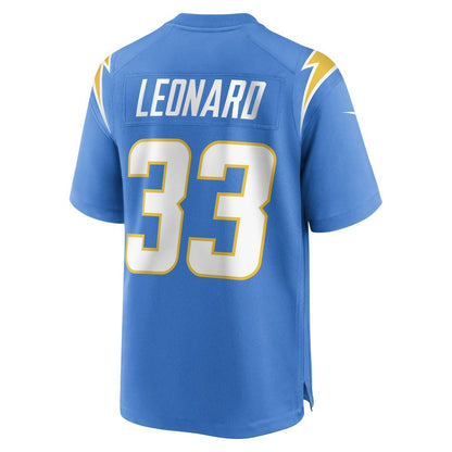 Deane Leonard Los Angeles Chargers Game Player Jersey - Powder Blue | Nike for sale