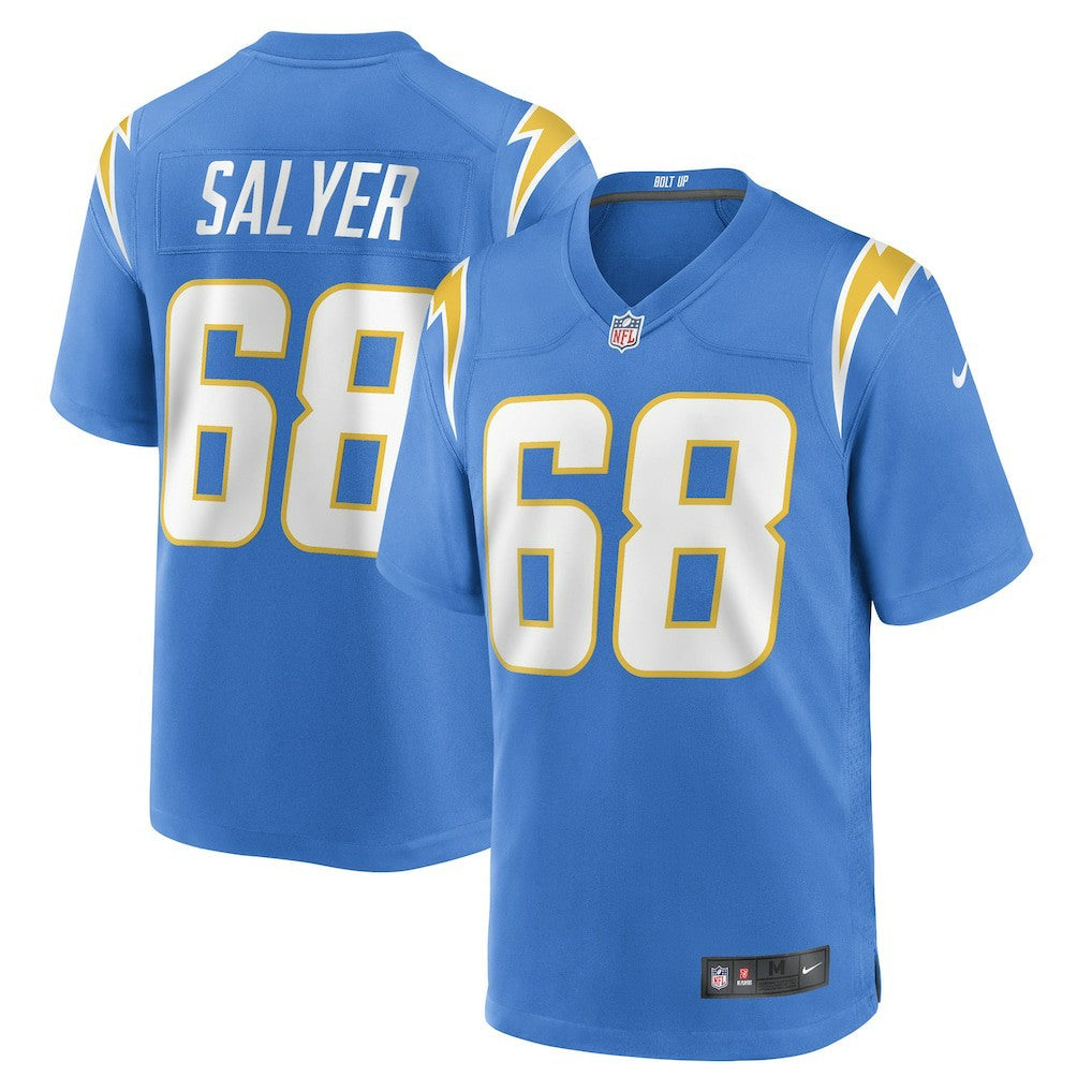 Jamaree Salyer Los Angeles Chargers Game Player Jersey - Powder Blue | Nike online