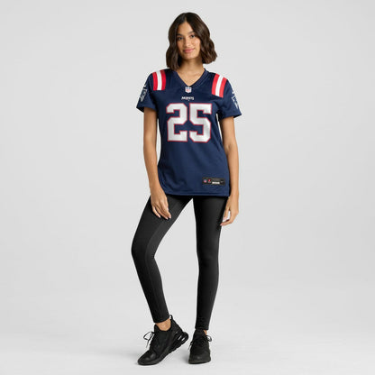 Marcus Jones New England Patriots Women's Game Jersey - Navy | Nike on sale