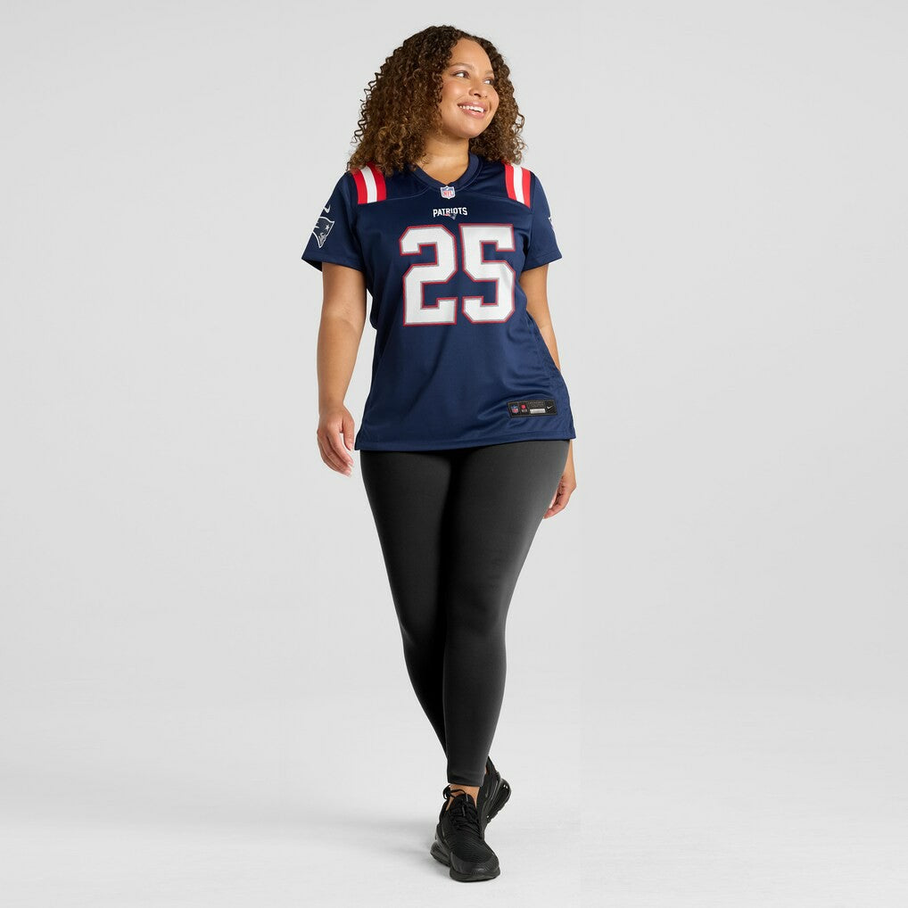 Marcus Jones New England Patriots Women's Game Jersey - Navy | Nike on sale