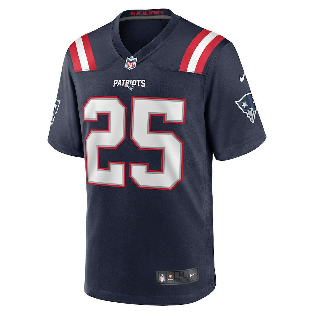 Marcus Jones New England Patriots Game Player Jersey - Navy | Nike on sale