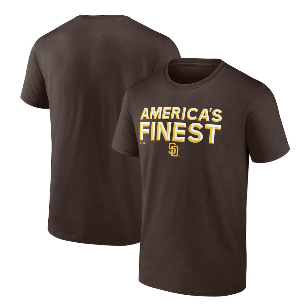 San Diego Padres 619 Beisbol T-Shirt - Brown