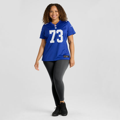 Evan Neal New York Giants Women's Game Player Jersey - Royal | Nike on sale