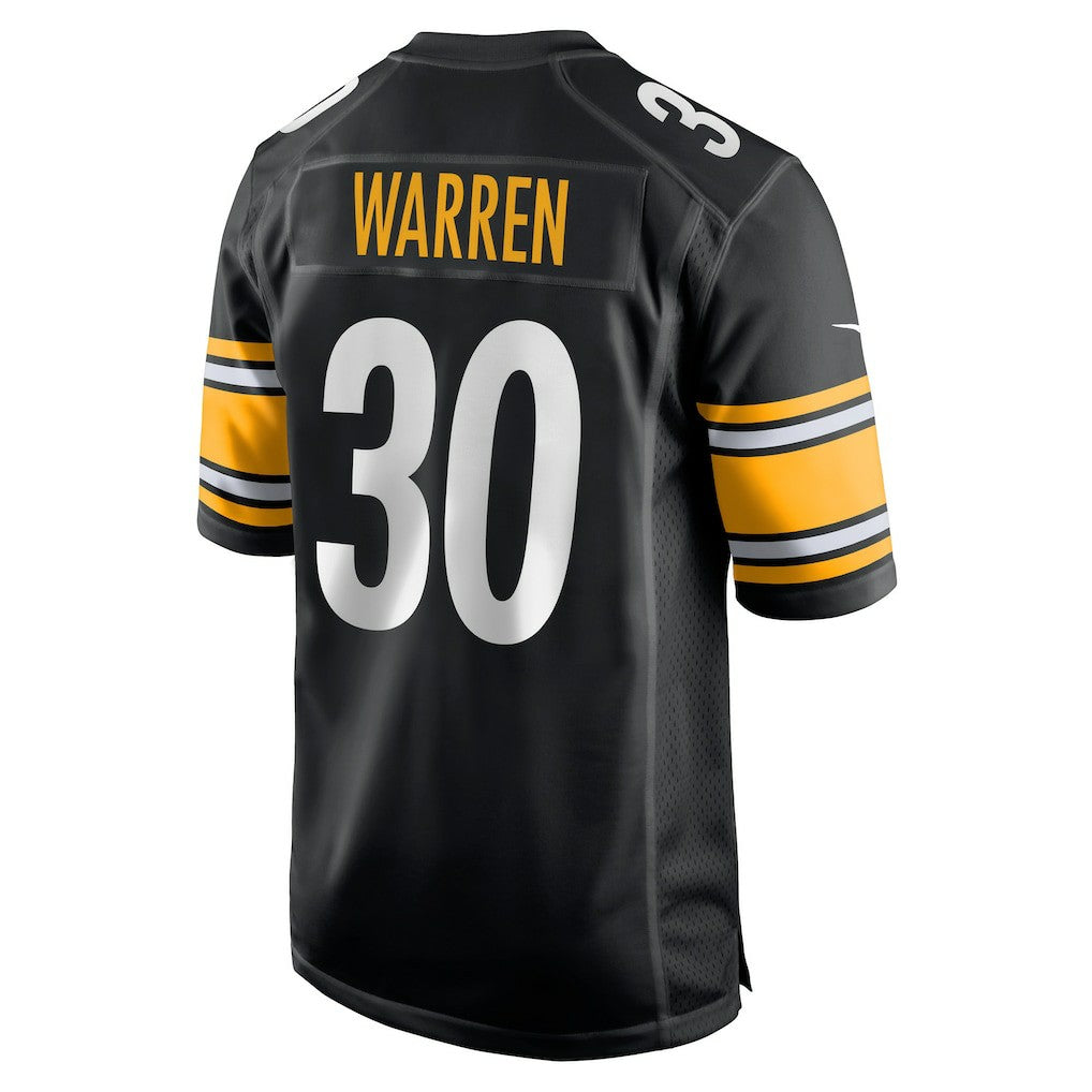 Jaylen Warren Pittsburgh Steelers Game Player Jersey - Black | Nike outlet