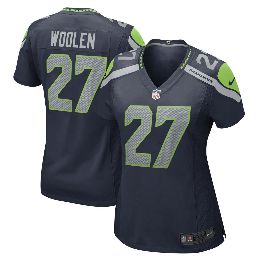 Riq Woolen Seattle Seahawks Women's Team Game Jersey - College Navy | Nike sale