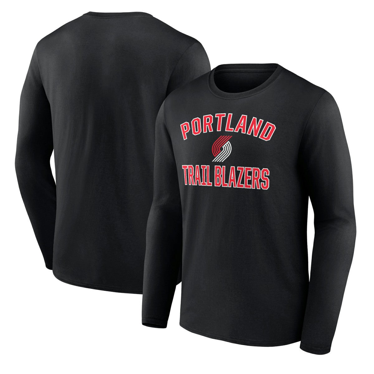 Portland Trail Blazers Victory Arch Team Long Sleeve T-Shirt - Black cheap
