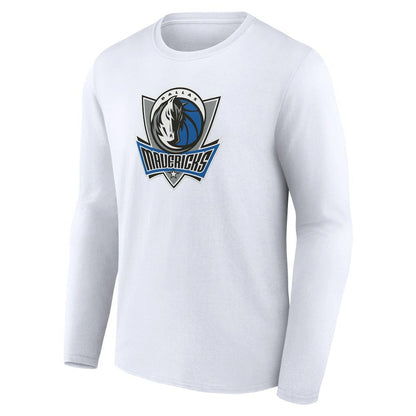 Dallas Mavericks Alternate Logo Long Sleeve T-Shirt sale - White outlet
