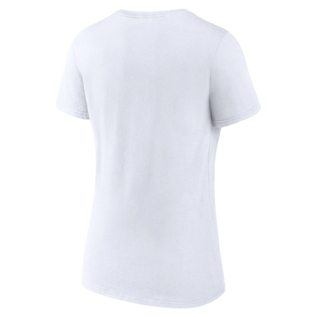 Charlotte Hornets Women's Alternate Logo V-Neck T-Shirt - White shop
