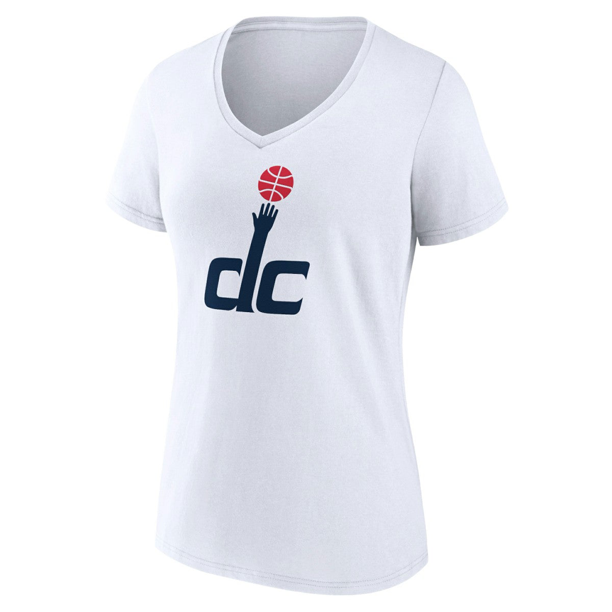 Washington Wizards Women's Alternate Logo V-Neck T-Shirt - White cheap