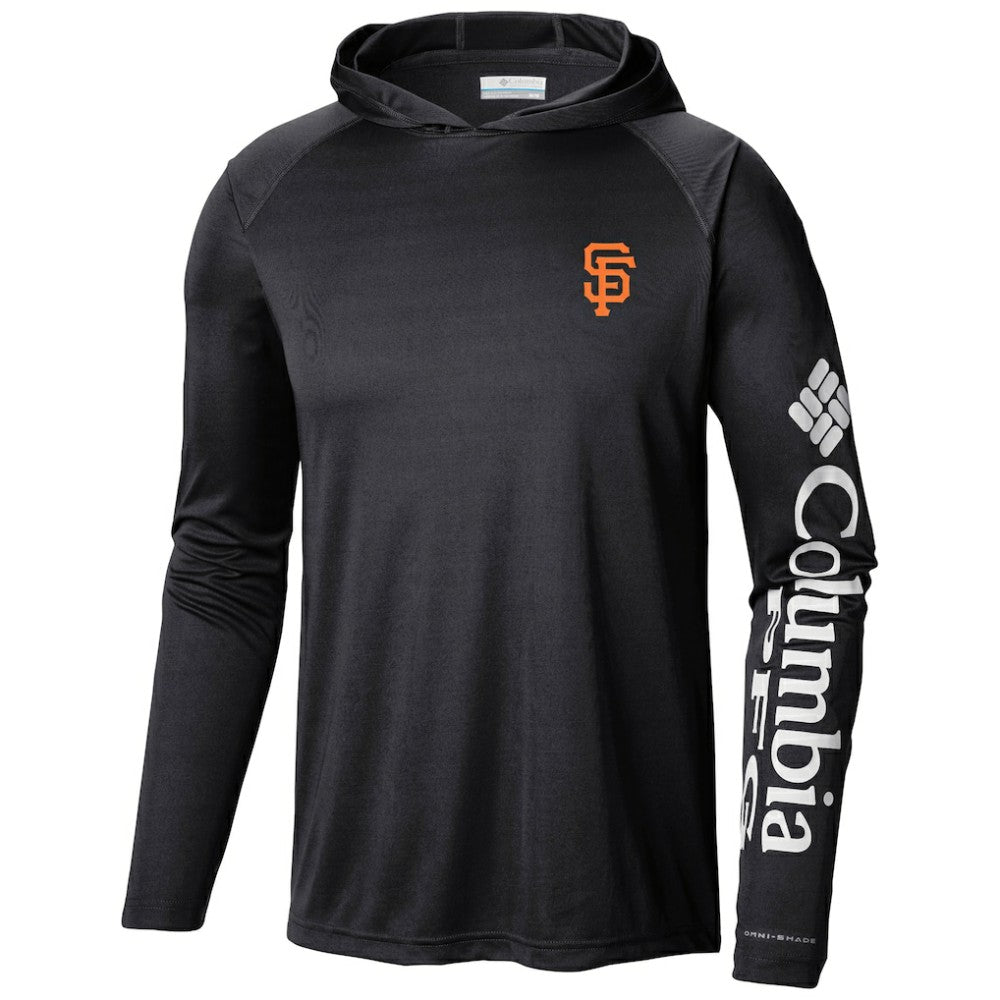 San Francisco Giants Terminal Tackle Long Sleeve Hoodie T-Shirt - Black | Columbia