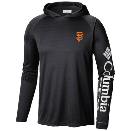 San Francisco Giants Terminal Tackle Long Sleeve Hoodie T-Shirt - Black | Columbia