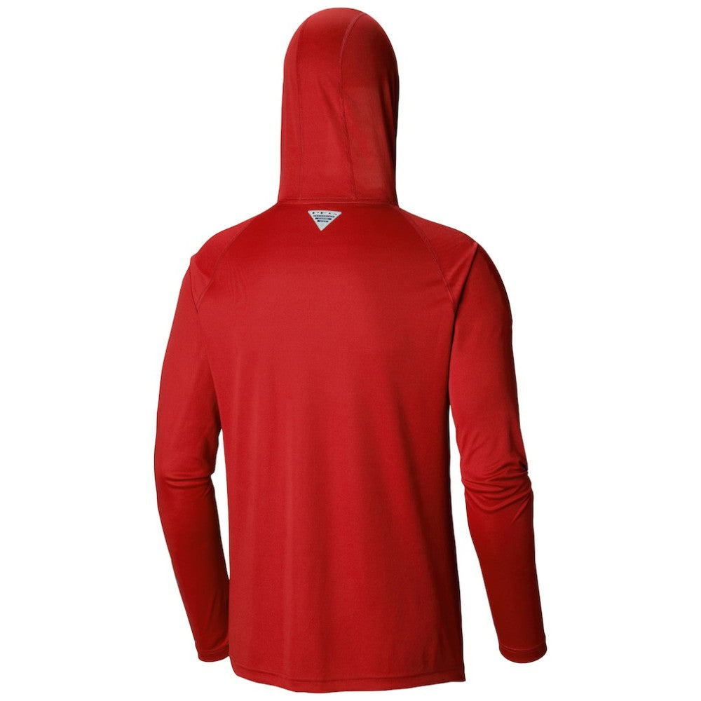 Washington Nationals Terminal Tackle Long Sleeve Hoodie T-Shirt - Red | Columbia