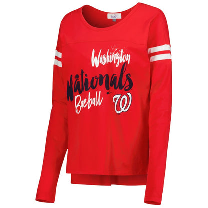 Washington Nationals Touch Women's Free Agent Long Sleeve T-Shirt - Red