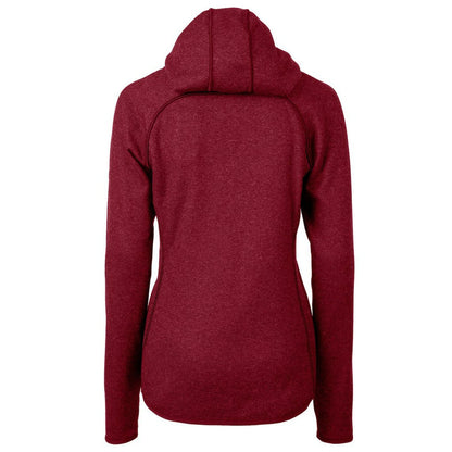 San Francisco 49ers Cutter & Buck Women's Throwback Logo Mainsail Full-Zip Jacket - Scarlet on sale
