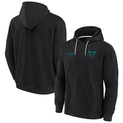 Charlotte Hornets Unisex Elements Super Soft Fleece Pullover Hoodie - Black | Fanatics online