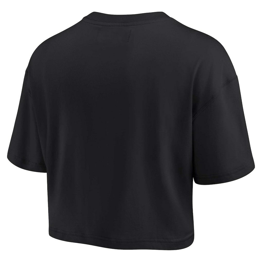 Los Angeles Lakers Women's Elements Super Soft Boxy Cropped T-Shirt - Black | Fanatics on sale