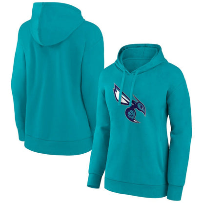 Charlotte Hornets Women's Alternate Logo Pullover Hoodie - Teal discount