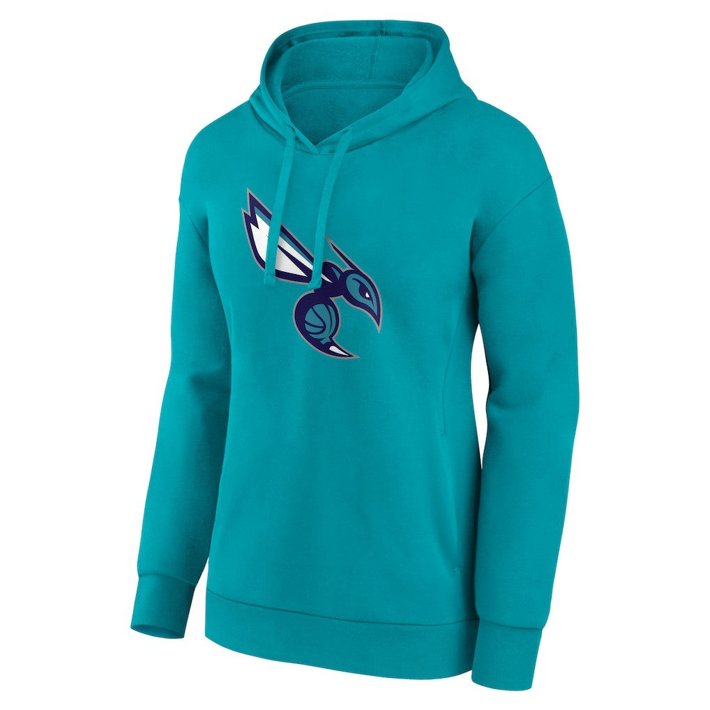 Charlotte Hornets Women's Alternate Logo Pullover Hoodie - Teal discount