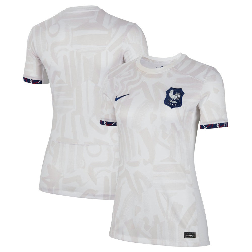 France Women's National Team Women's 2023 Away Stadium Replica Jersey - White | Nike online