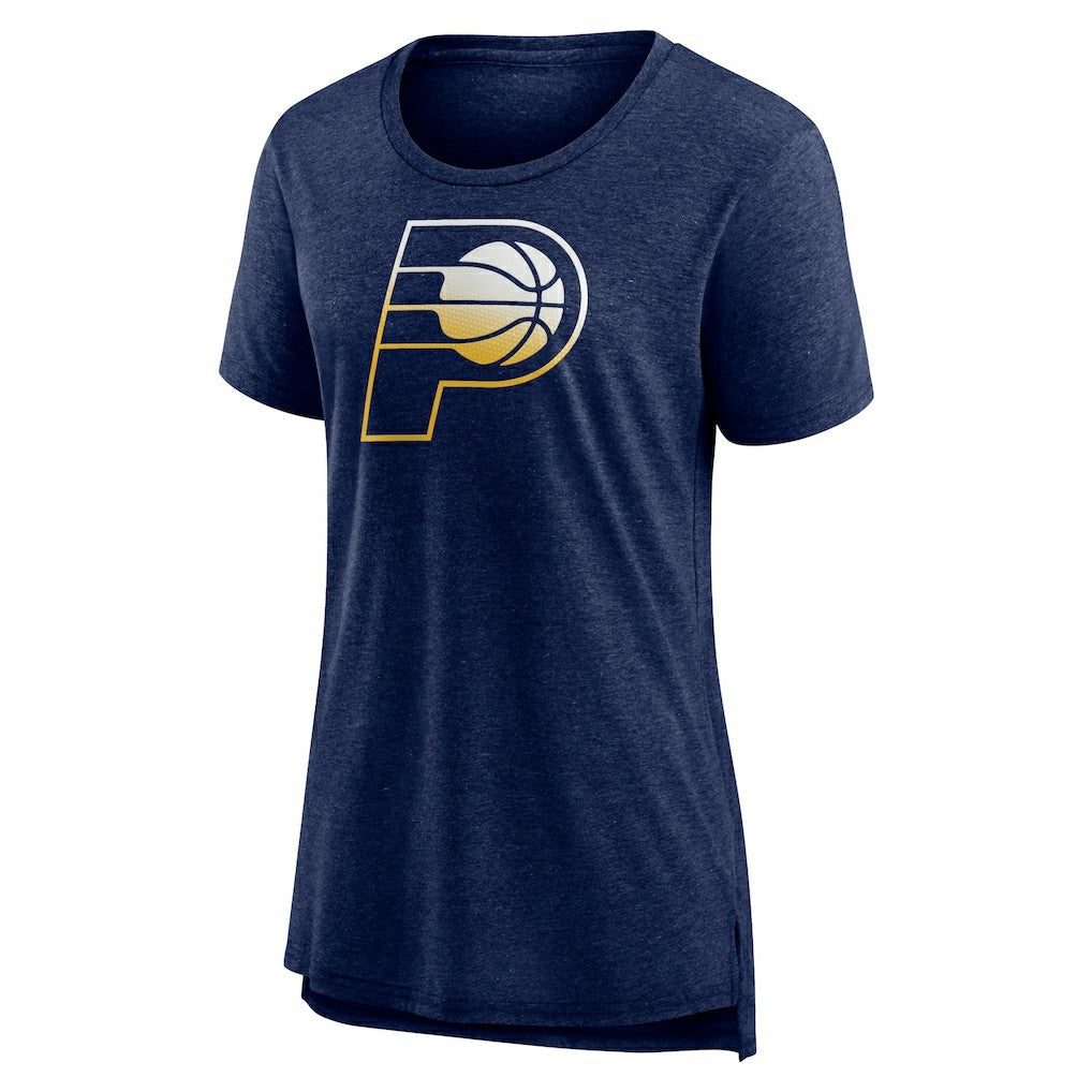 Indiana Pacers Women's Gradient Logo Tri-Blend T-Shirt - Heather Navy sale