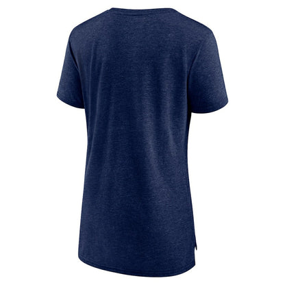 Indiana Pacers Women's Gradient Logo Tri-Blend T-Shirt - Heather Navy sale