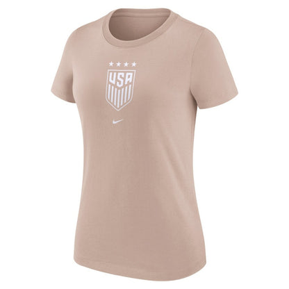 USWNT Women's Crest T-Shirt - Tan | Nike for sale