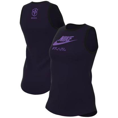 Brazil Women's National Team Women's Futura Tank Top - Navy | Nike outlet