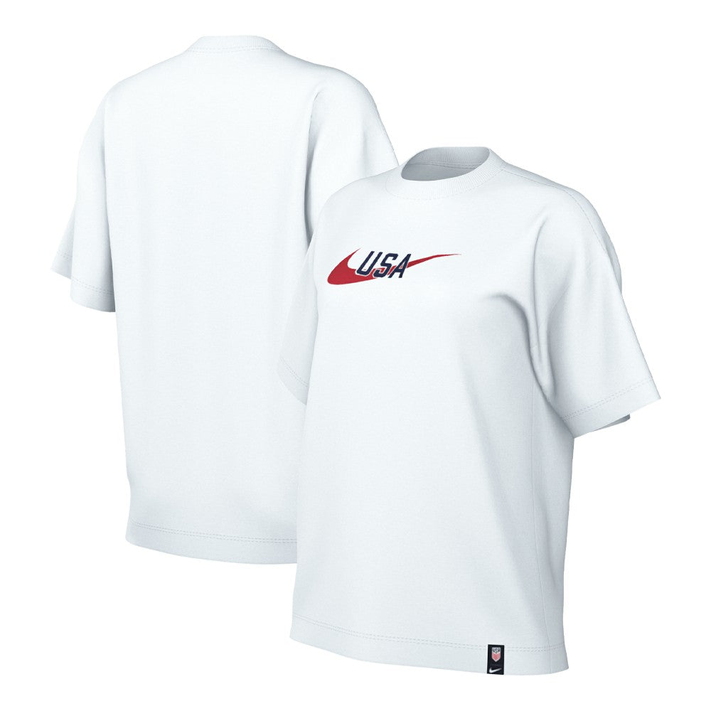 USMNT Women's Swoosh T-Shirt - White | Nike on sale