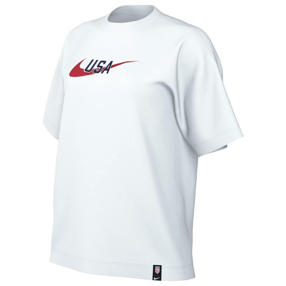USMNT Women's Swoosh T-Shirt - White | Nike on sale