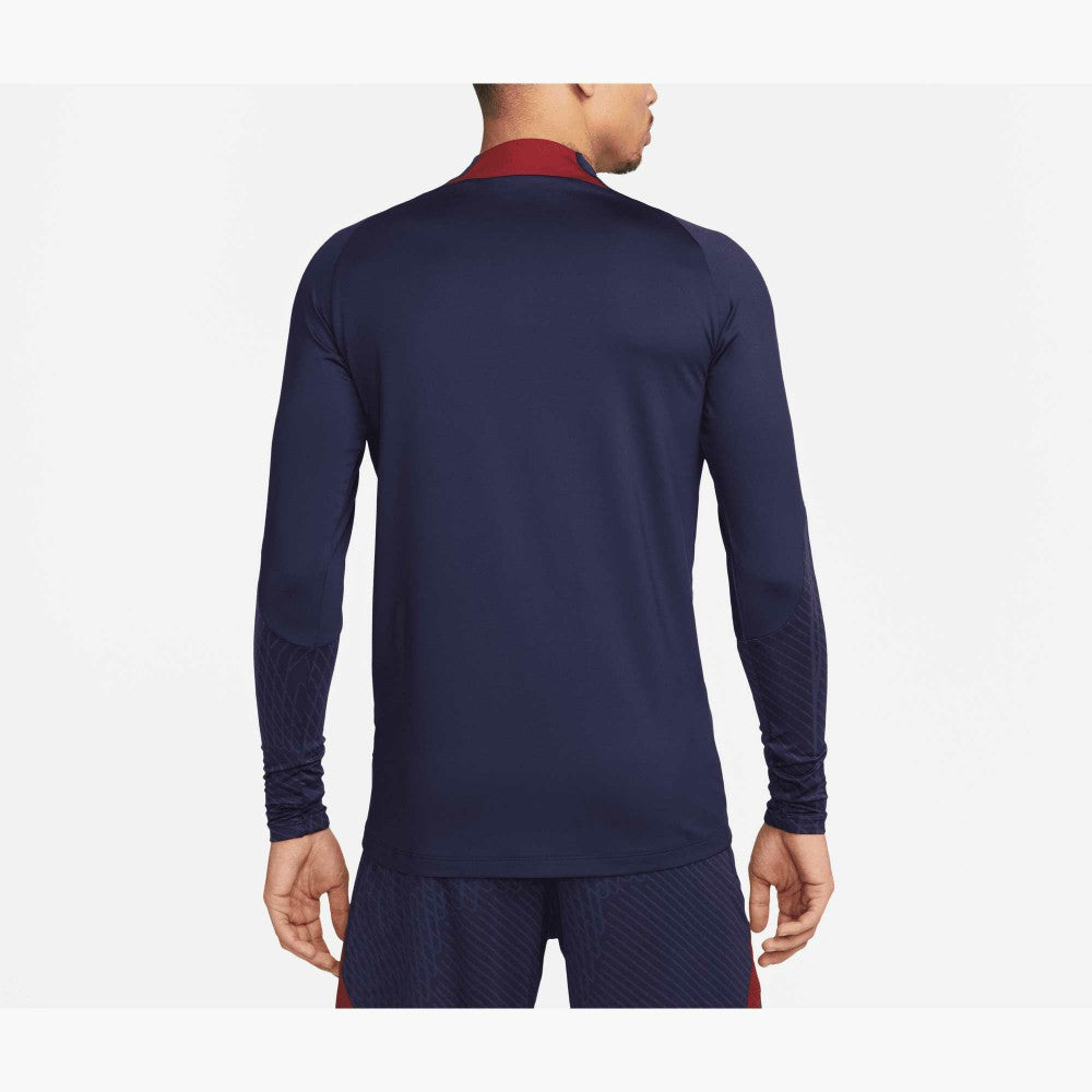 Paris Saint-Germain 2023/24 Strike Drill Performance Raglan Quarter-Zip Long Sleeve Top - Navy | Nike online