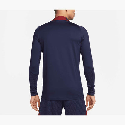 Paris Saint-Germain 2023/24 Strike Drill Performance Raglan Quarter-Zip Long Sleeve Top - Navy | Nike online