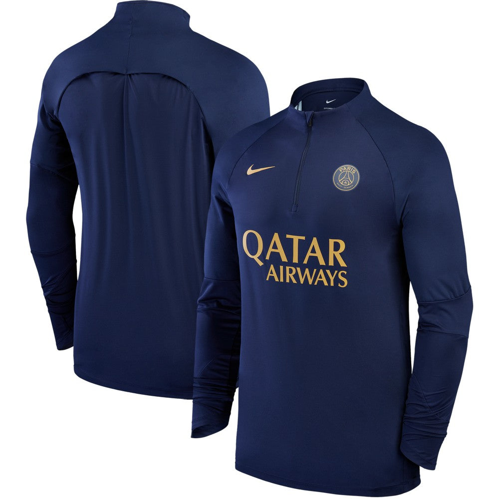 Paris Saint-Germain 2023/24 Strike Drill Raglan Quarter-Zip Top - Navy | Nike cheap
