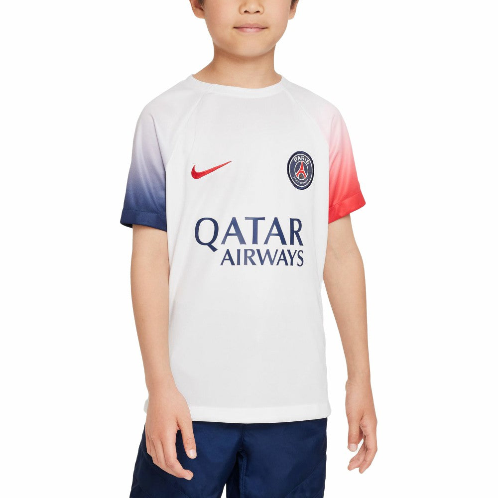 Paris Saint-Germain Youth 2023/24 Academy Pro Performance Pre-Match Top - White | Nike on sale