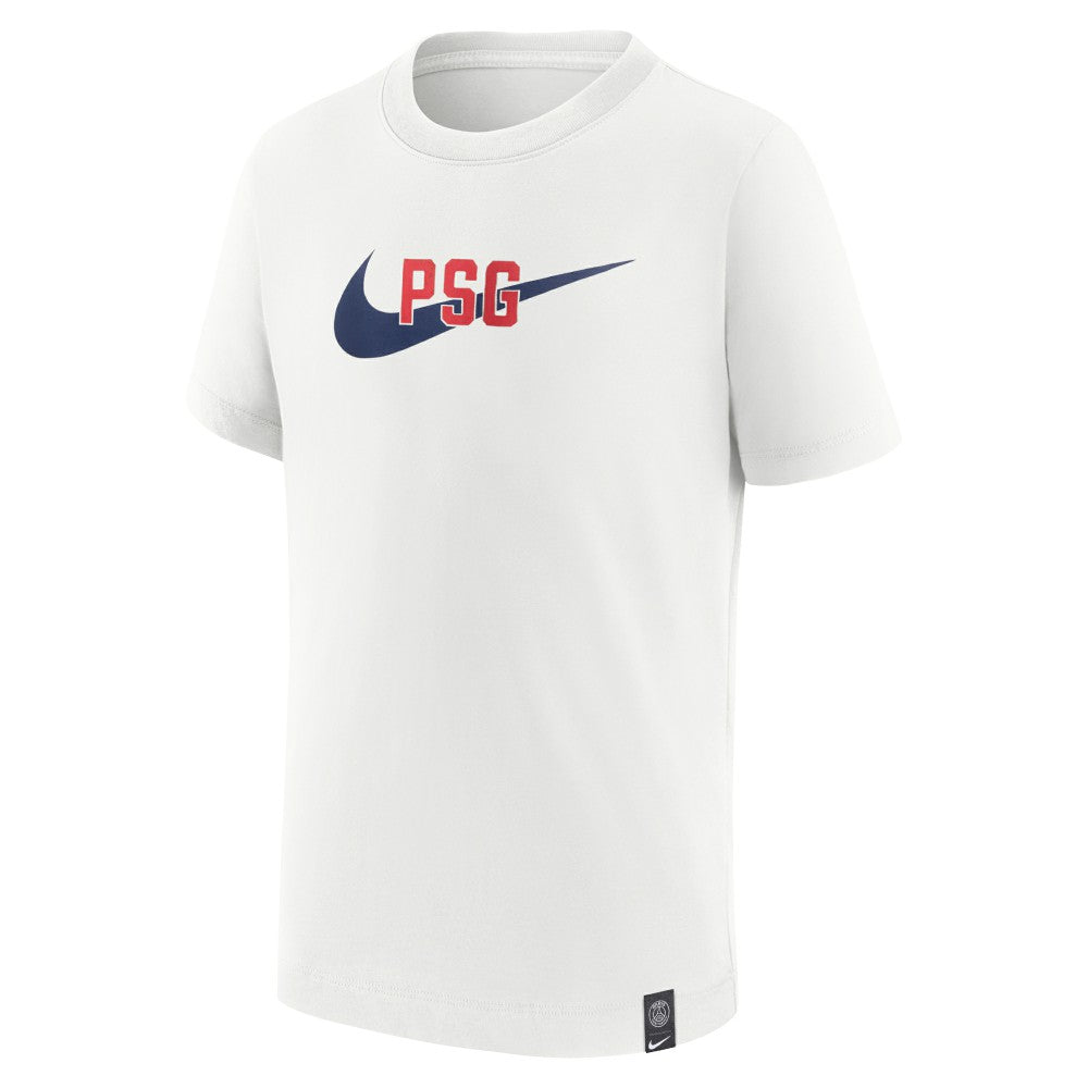 Paris Saint-Germain Youth Swoosh T-Shirt - White | Nike for sale