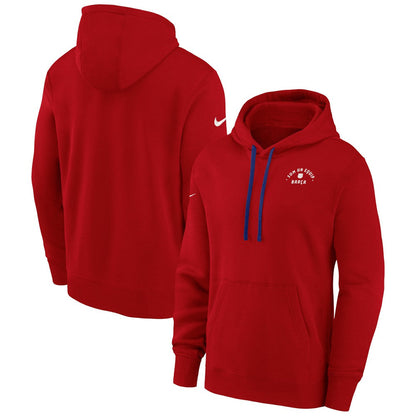 Barcelona Women's Essential Pullover Hoodie - Red | Nike cheap