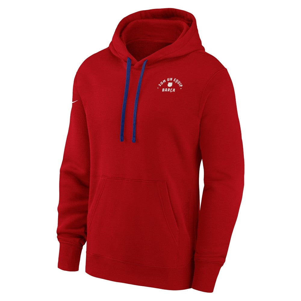 Barcelona Women's Essential Pullover Hoodie - Red | Nike cheap