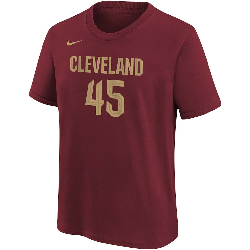 Donovan Mitchell Cleveland Cavaliers Youth Icon Edition Name & Number T-Shirt sale - Wine | Nike on sale