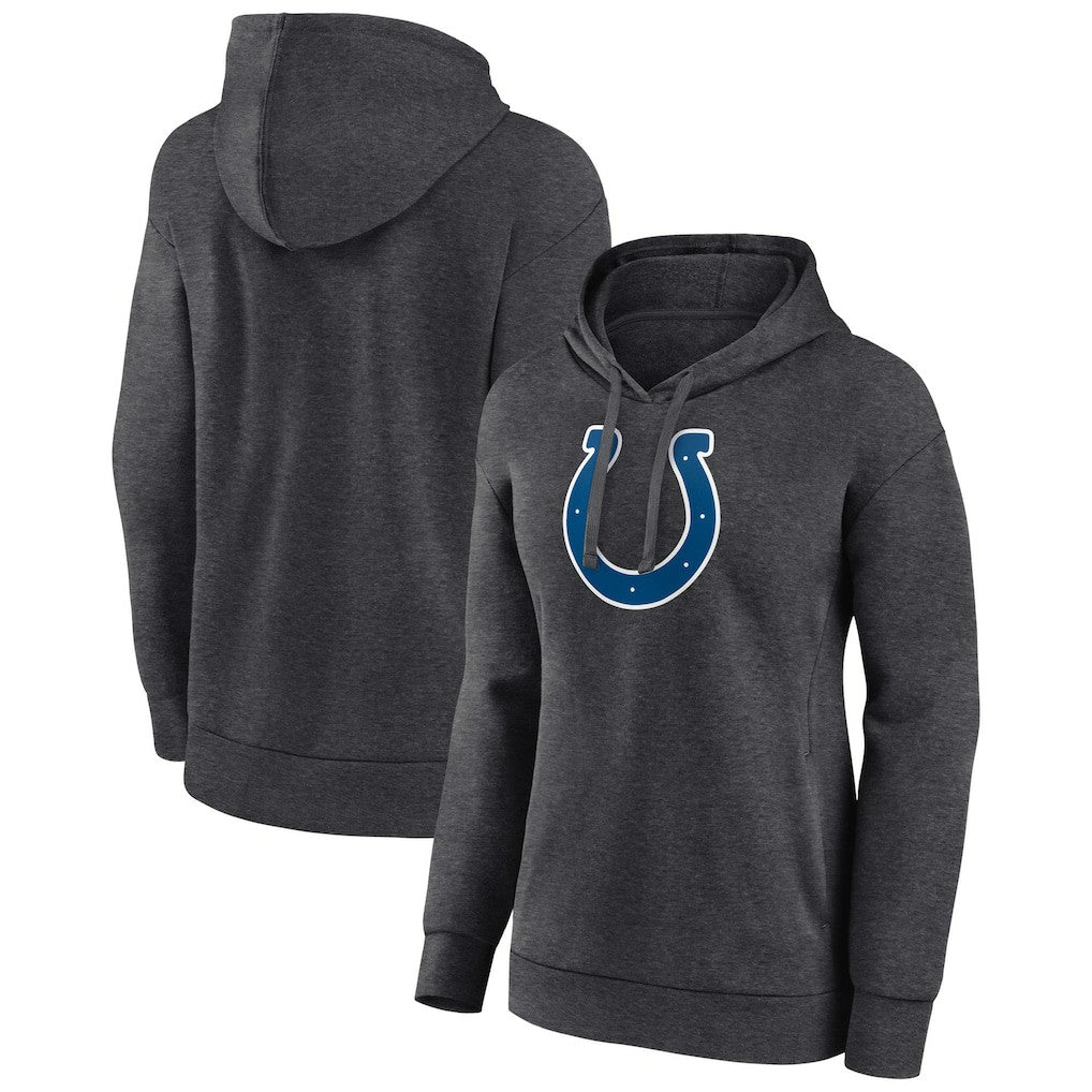 Indianapolis Colts Women's Primary Logo Pullover Hoodie - Charcoal outlet