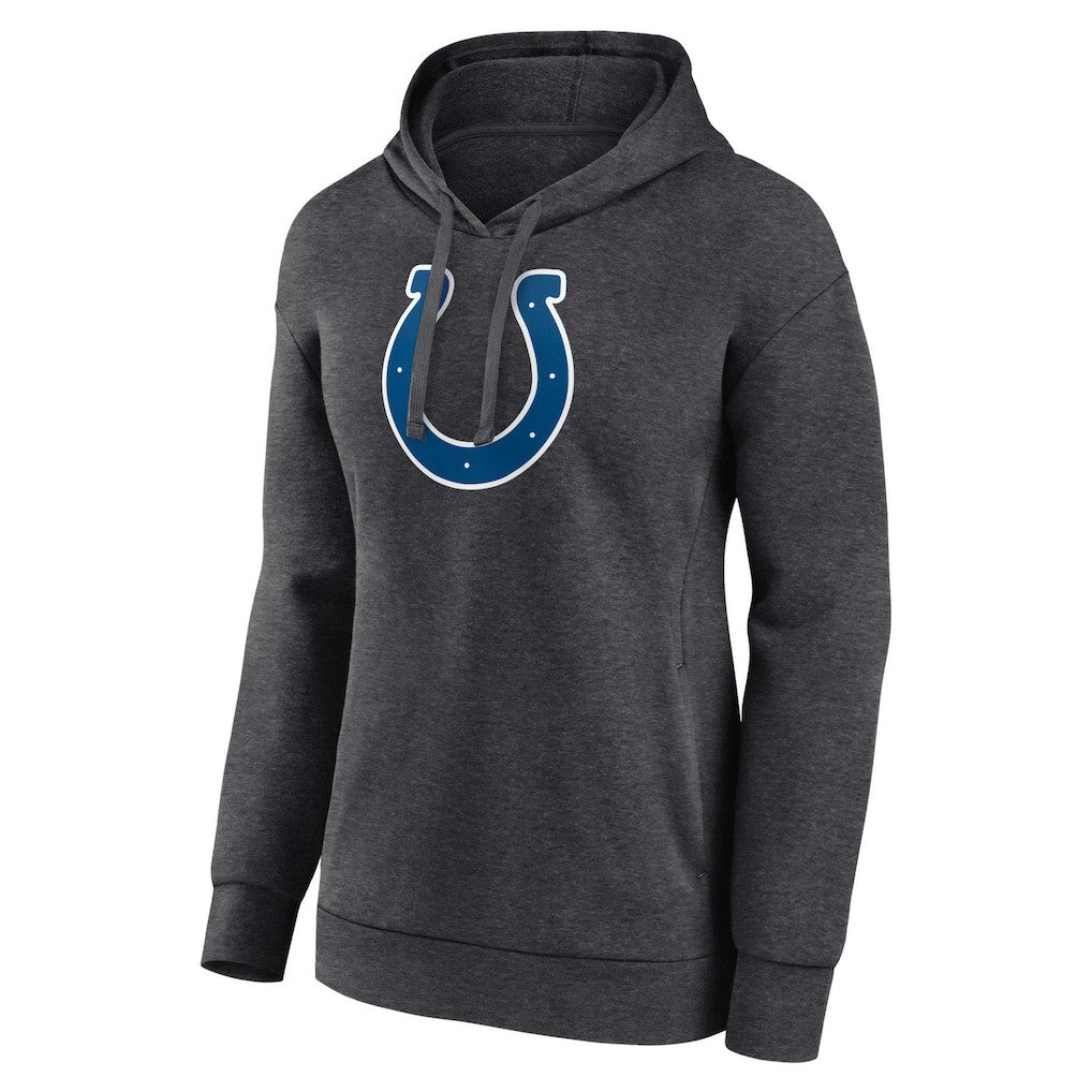 Indianapolis Colts Women's Primary Logo Pullover Hoodie - Charcoal outlet