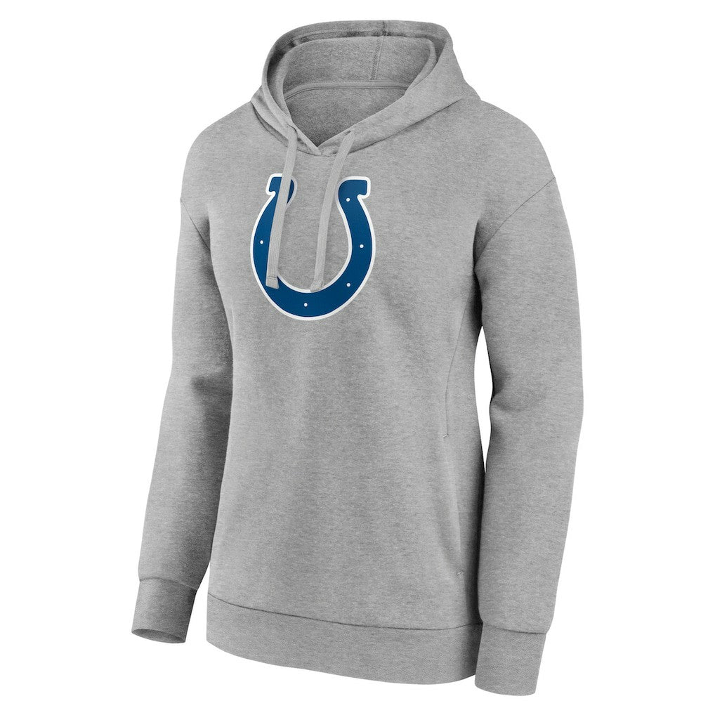 Indianapolis Colts Women's Primary Logo Pullover Hoodie - Gray on sale